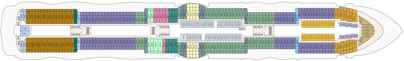 Princess Cruises Sun Princess - Deck 11.png